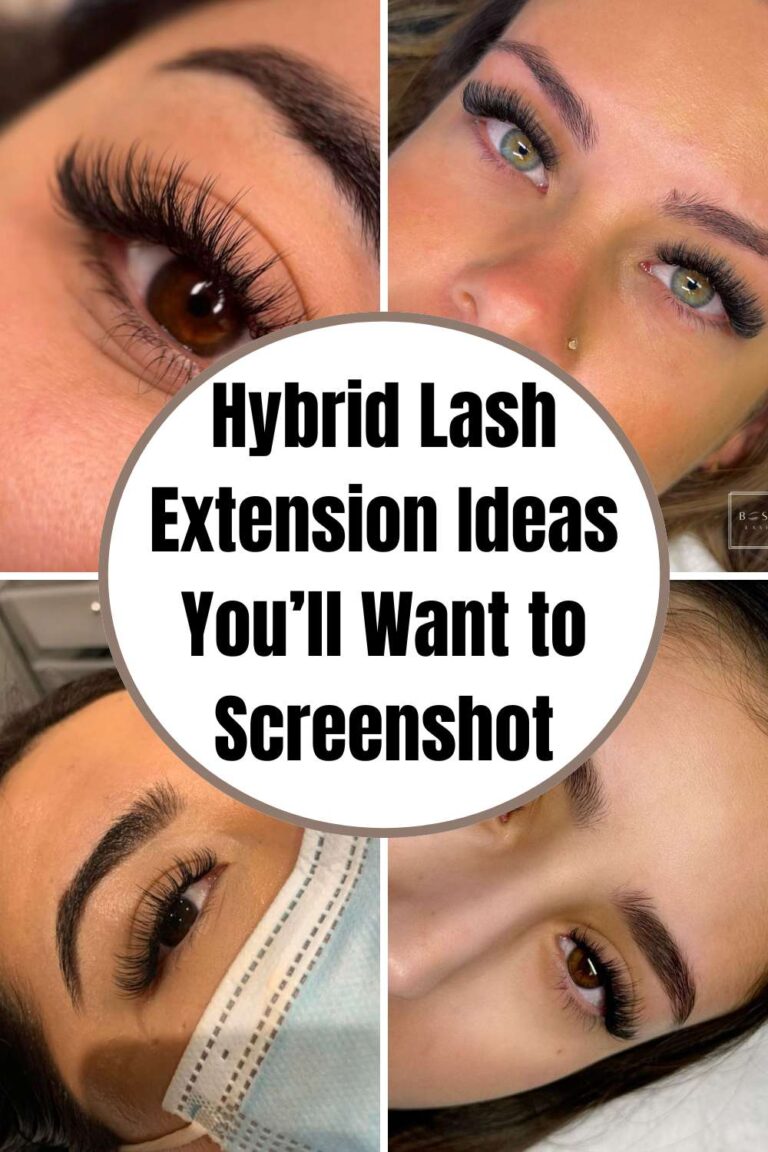 15 Hybrid Lash Extension Ideas You’ll Want to Screenshot