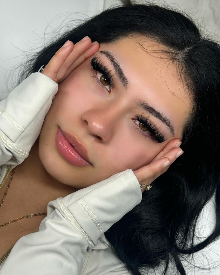 Volume Lash Extensions on a woman