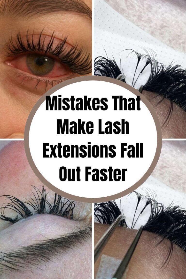 10 Mistakes That Make Lash Extensions Fall Out Faster