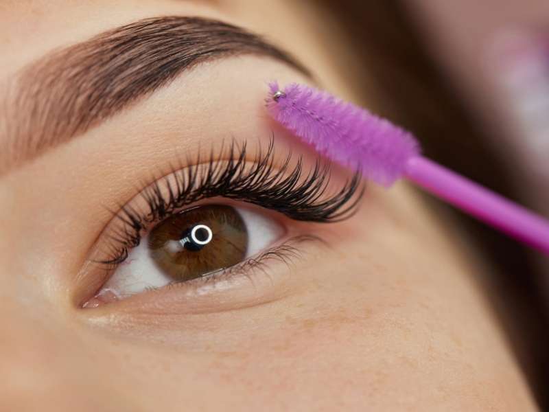Brush Your Extensions Gently After They Dry