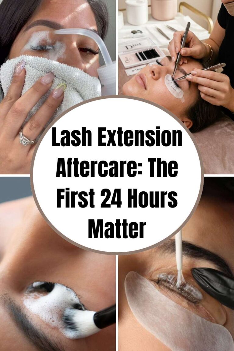 Lash Extension Aftercare: The First 24 Hours Matter
