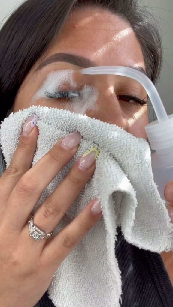 Start Washing Your Lashes Regularly After the Waiting Period