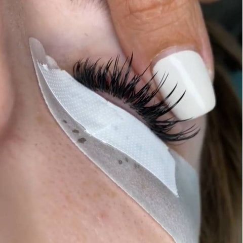 Wet Look Lashes Need Precise Fan Placement