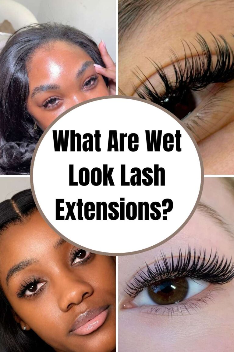 What Are Wet Look Lash Extensions