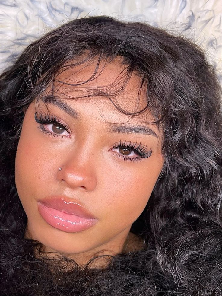 Wispy Lashes for Deep-Set Eyes